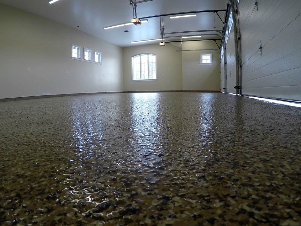 epoxy flooring for garage - professional surface restoration - toledo, ohio